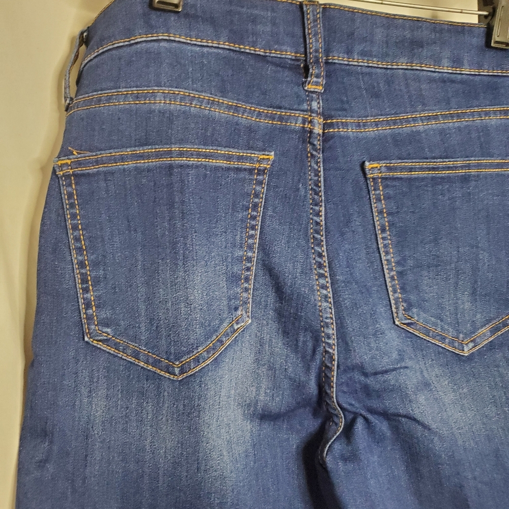 Skinny Jeans size 11 30 waist Celebrity Pink slim denim mid rise cotton spandex - Picture 5 of 5
